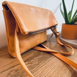 ABLE leather crossbody bag